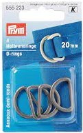 Prym D-Rings (20mm)
